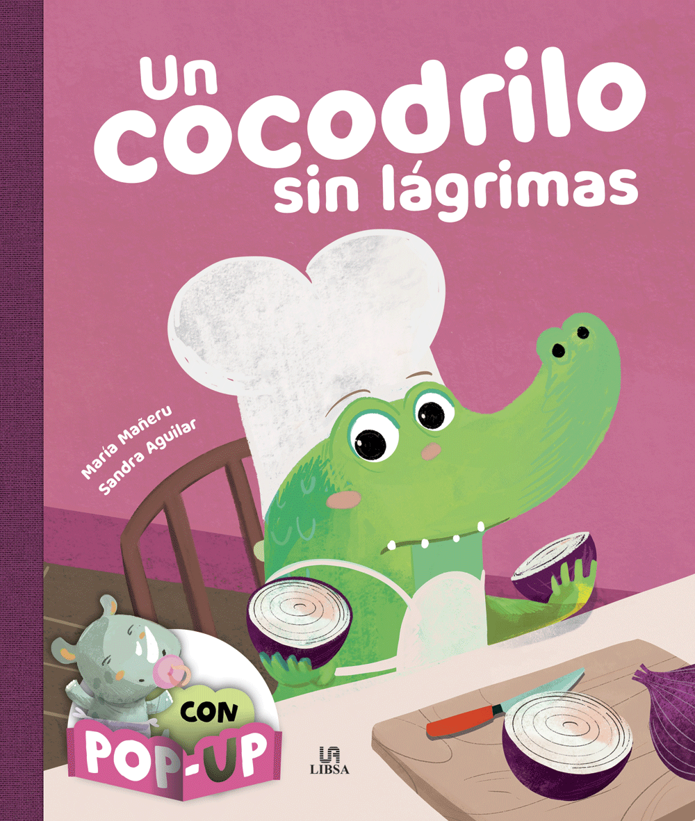 UN COCODRILO SIN LAGRIMAS ABRAZOS CON POP UP