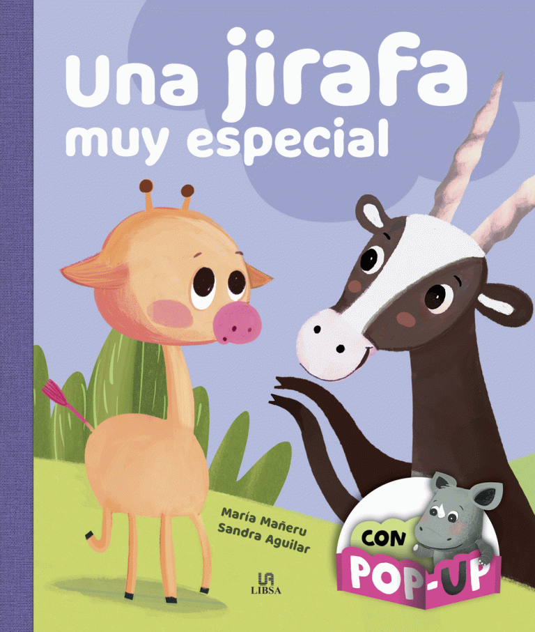 UNA JIRAFA MUY ESPECIAL ABRAZOS CON POP UP