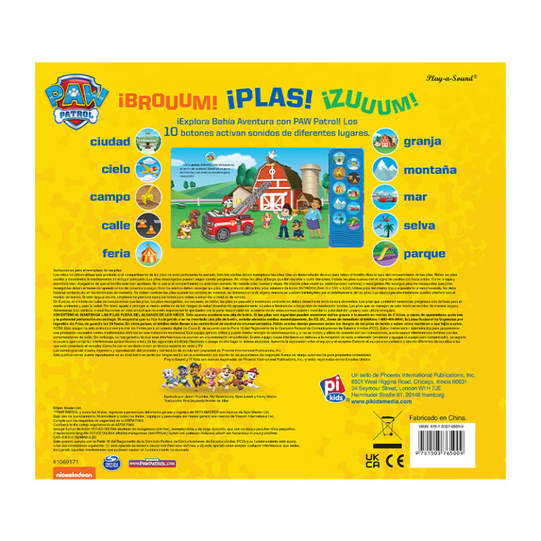 PIP PAW PATROL TIERRA MA