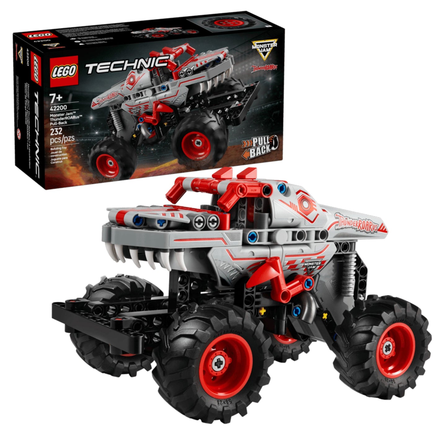 Monster Jam ThunderROARus Pull-Back