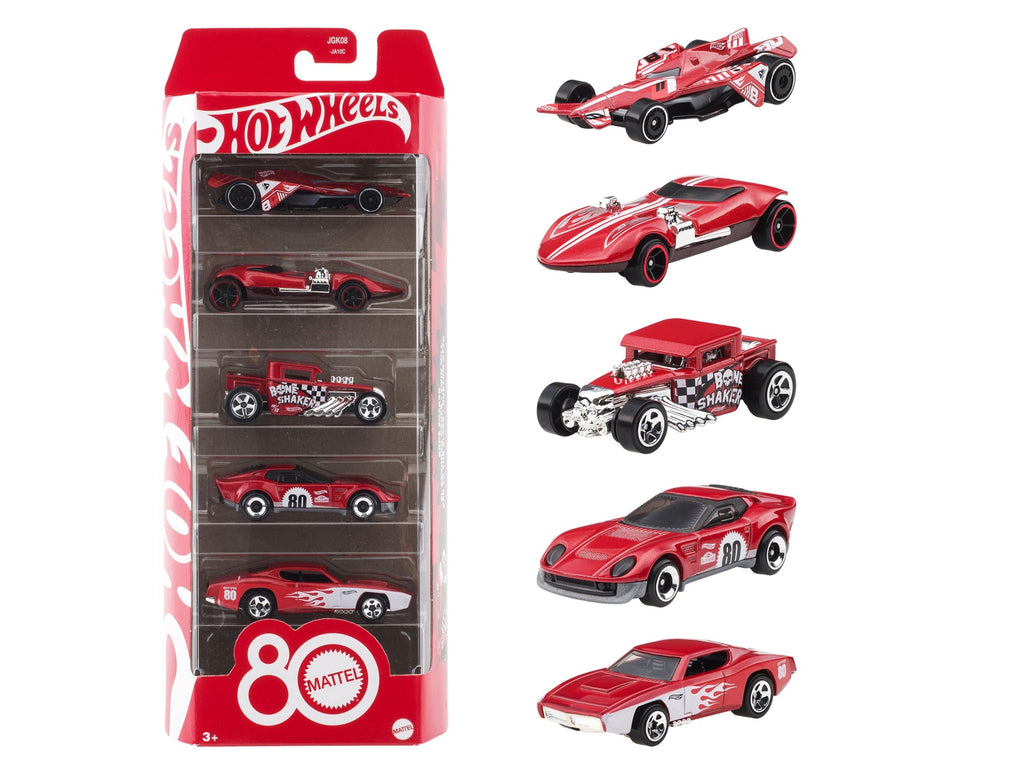 HW VEHICULO SET 5PZAS ANIVERSARIO 80