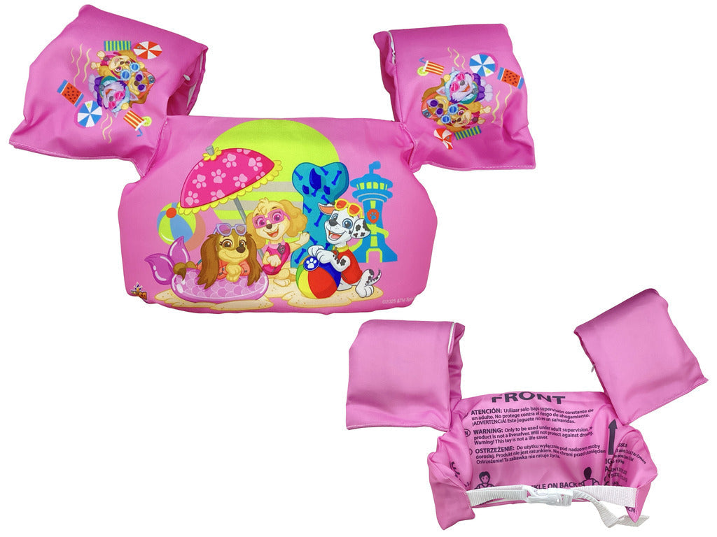 PAW PATROL FLOTADOR PECHO Y BRAZOS - ROSA 31X13X14CM