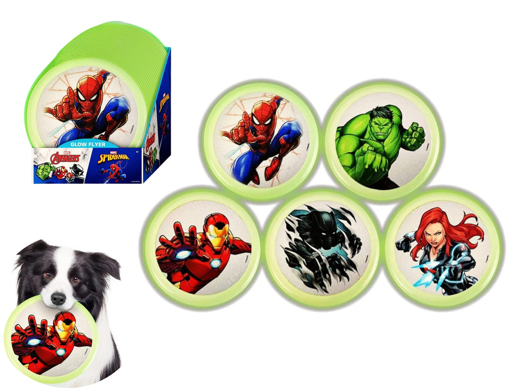 MARVEL FRISBEE BRILLA EN LA OSCURIDAD SURT.