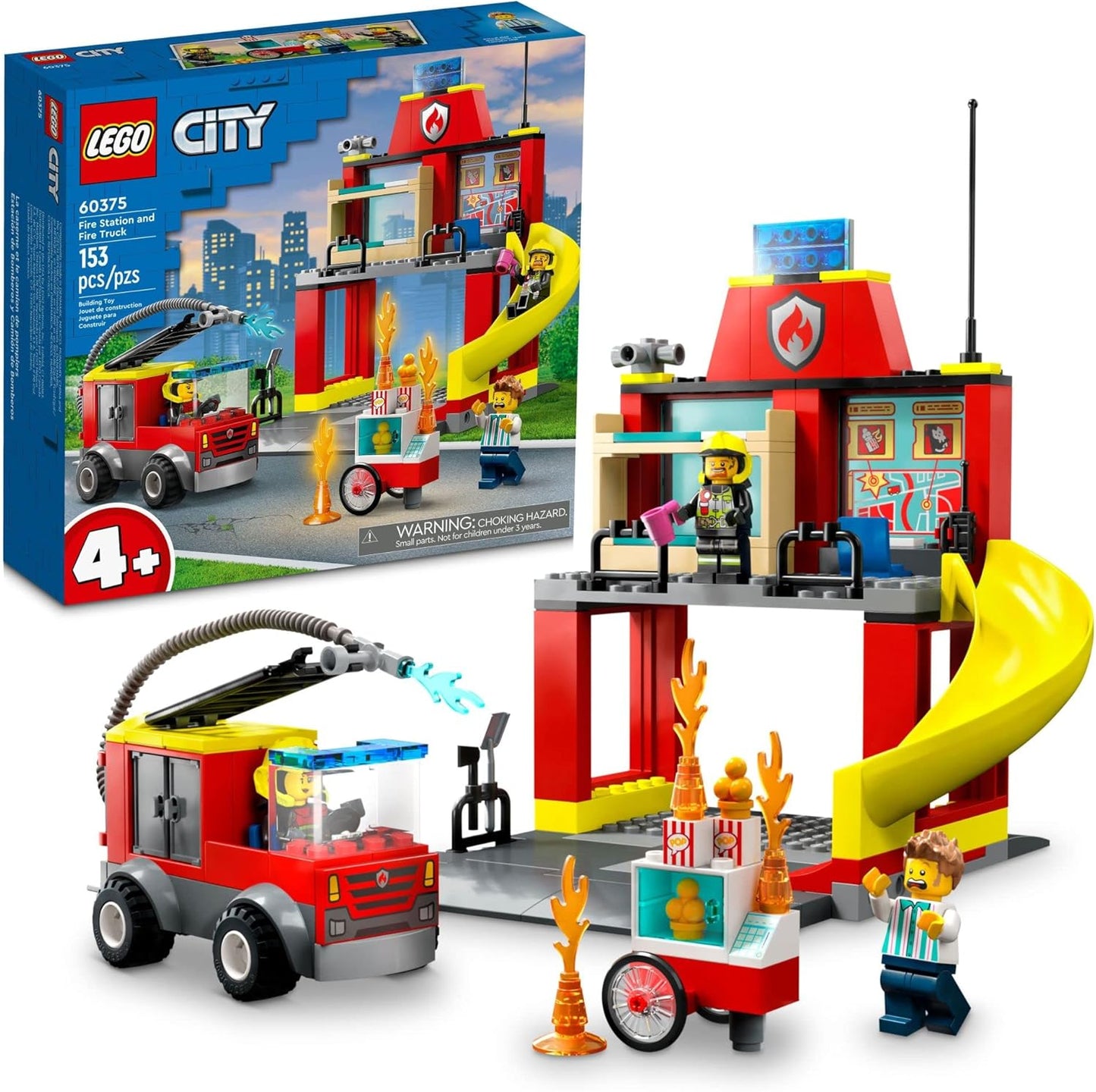 FIRE STATION AND FIRE TRUCK