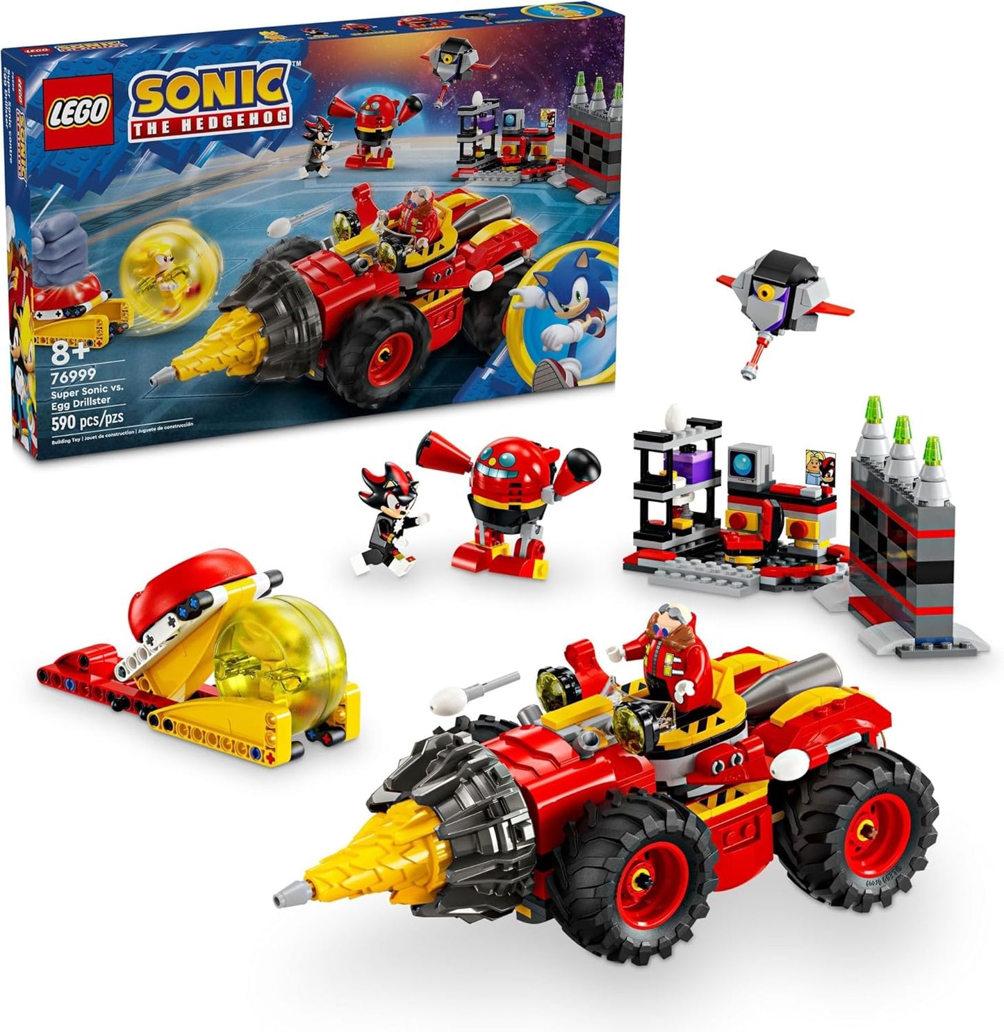 SUPER SONIC VS. EGG DRILLSTER