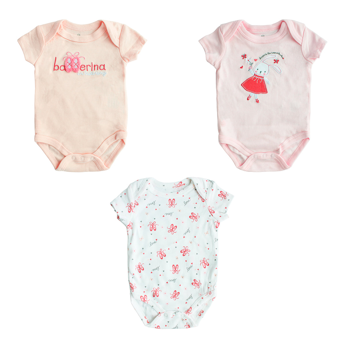 Body M/ Corta 3pk