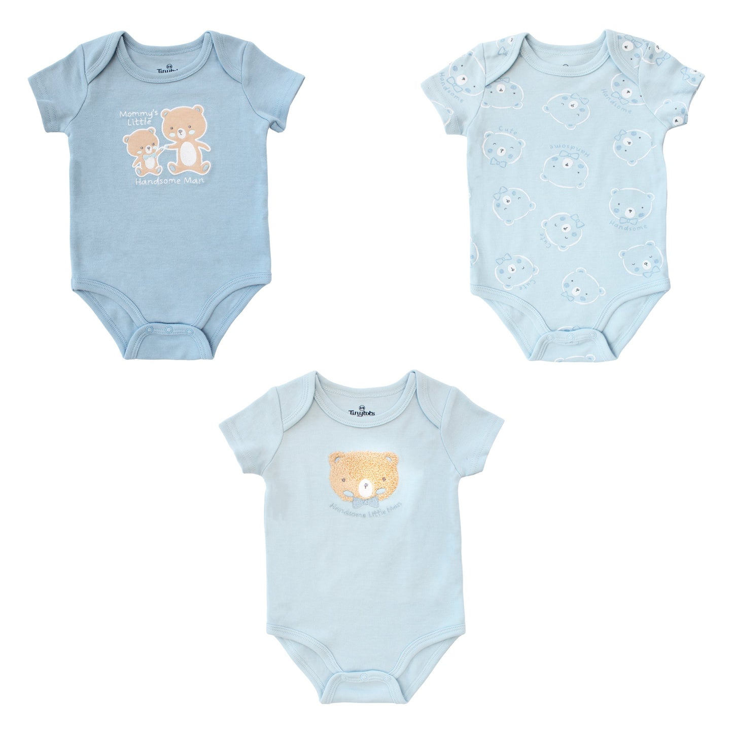 Body M/ Corta P/ Bebe 3pk