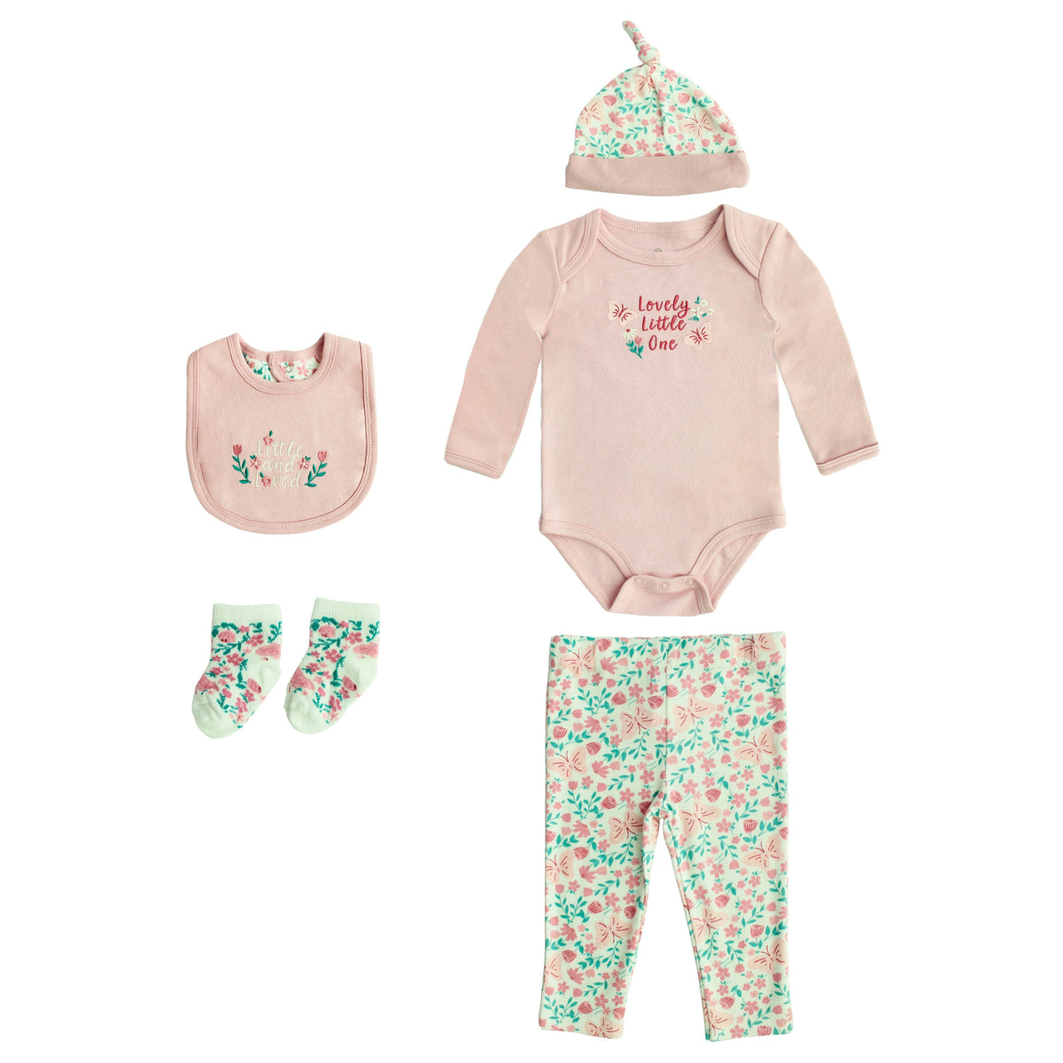 Conjunto Body P/ Bebe 5pzs