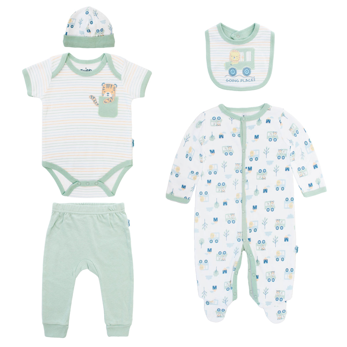 Conjunto Body P/ Bebe 5pzs