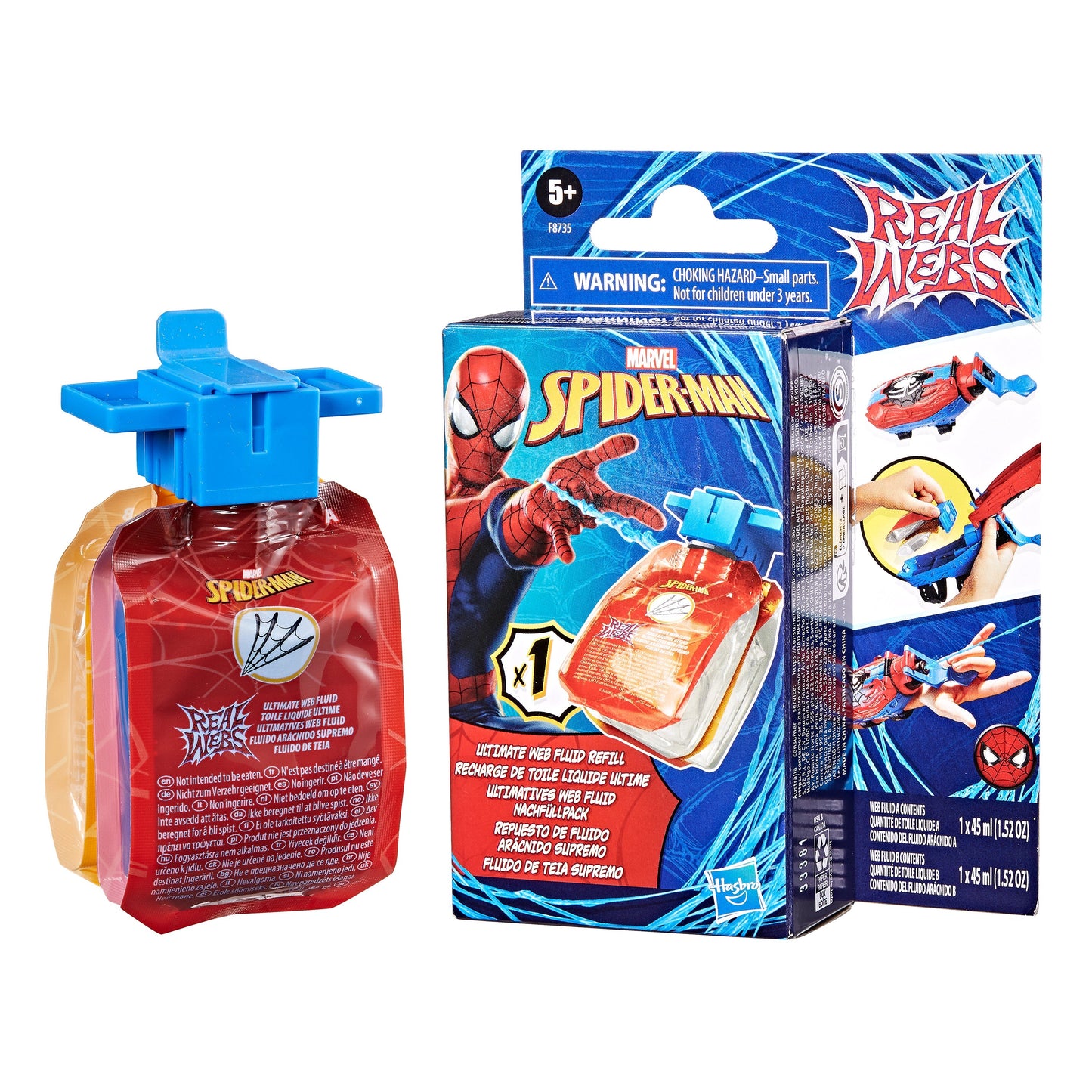 Paquete de relleno para Disparador de telarañas de Spider-Man