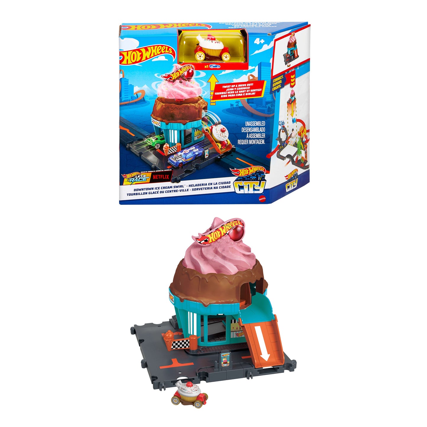 Heladeria de la ciudad Hot Wheels