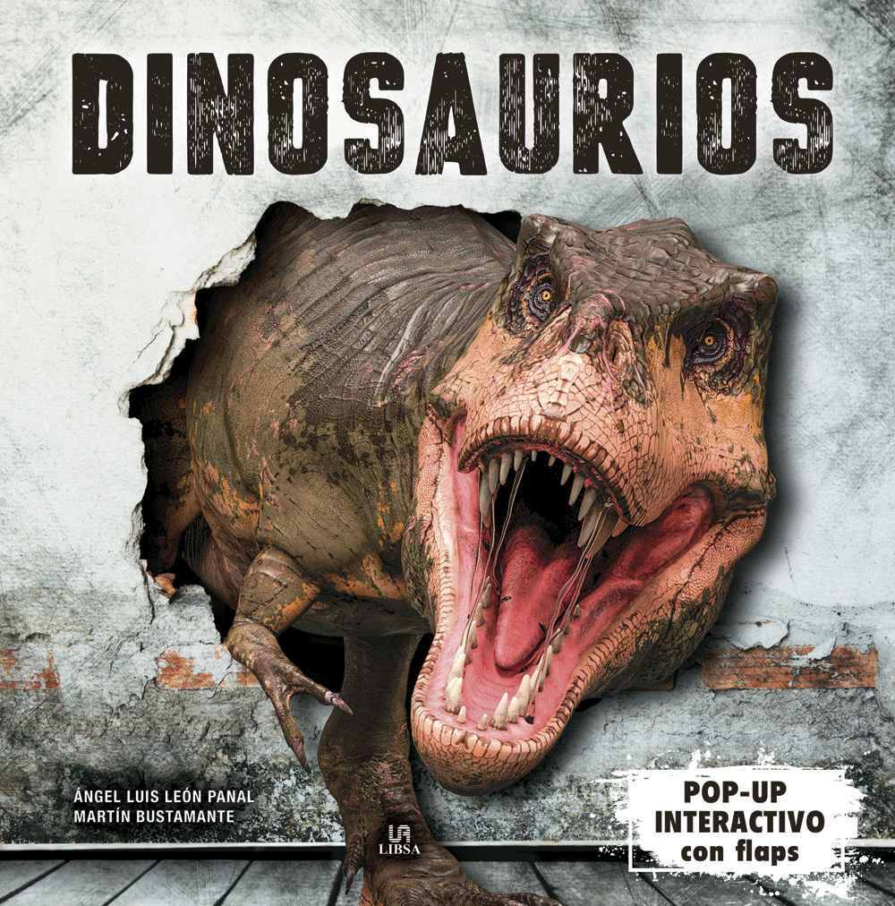 DINOSAURIOS  POP UP INTERACTIVO CON FLAPS
