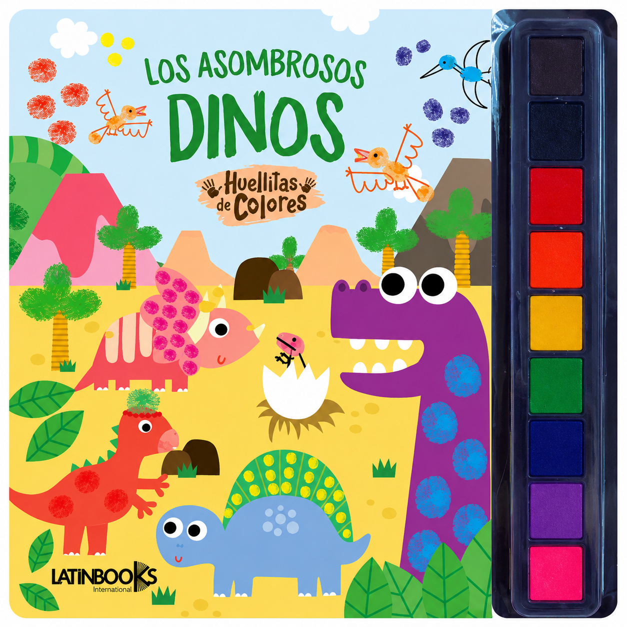 HUELLITAS DE COLOR - LOS ASOMBROSOS DINOS