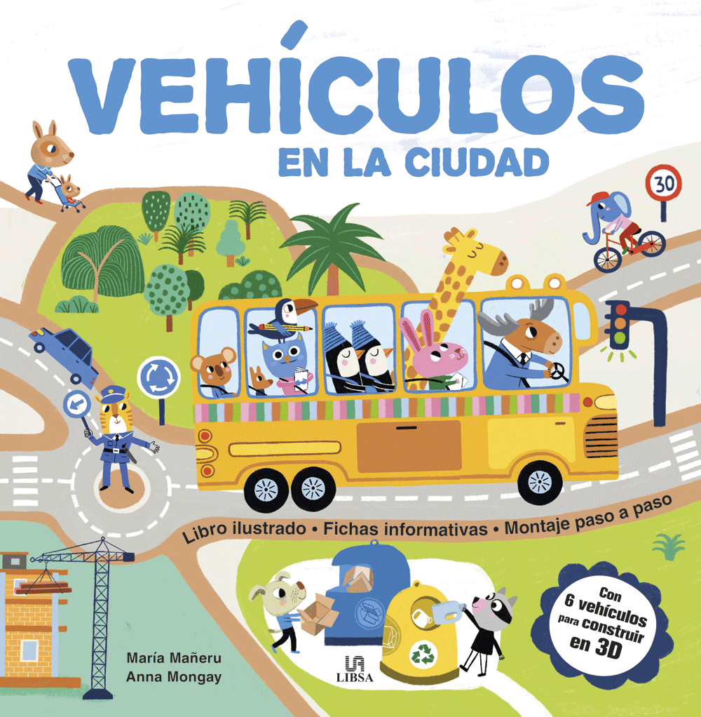 VEHICULOS EN LA CIUDAD  KIT DE CONSTRUCCION