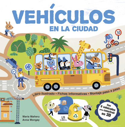 VEHICULOS EN LA CIUDAD  KIT DE CONSTRUCCION