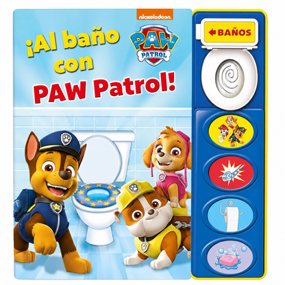 LIBRO CON SONIDO AL BAÑO CON PAW PATROL