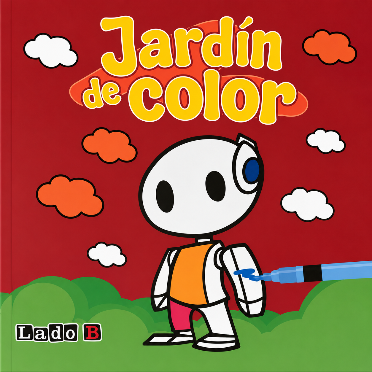 JARDIN DE COLOR 3 - ROJO (LADO B)