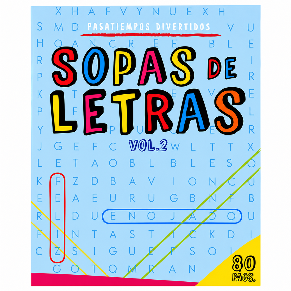 PASATIEMPOS DIVERTIDOS - SOPAS DE LETRAS VOL 2 (LADO B)
