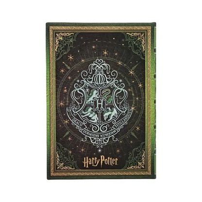 LIBRETA HARRY POTTER MIDI SLYTHERIN CON LINEAS PAPERBLANKS