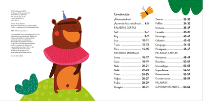 APRENDO A LEER LAS PALABRAS  APRENDO A LEER