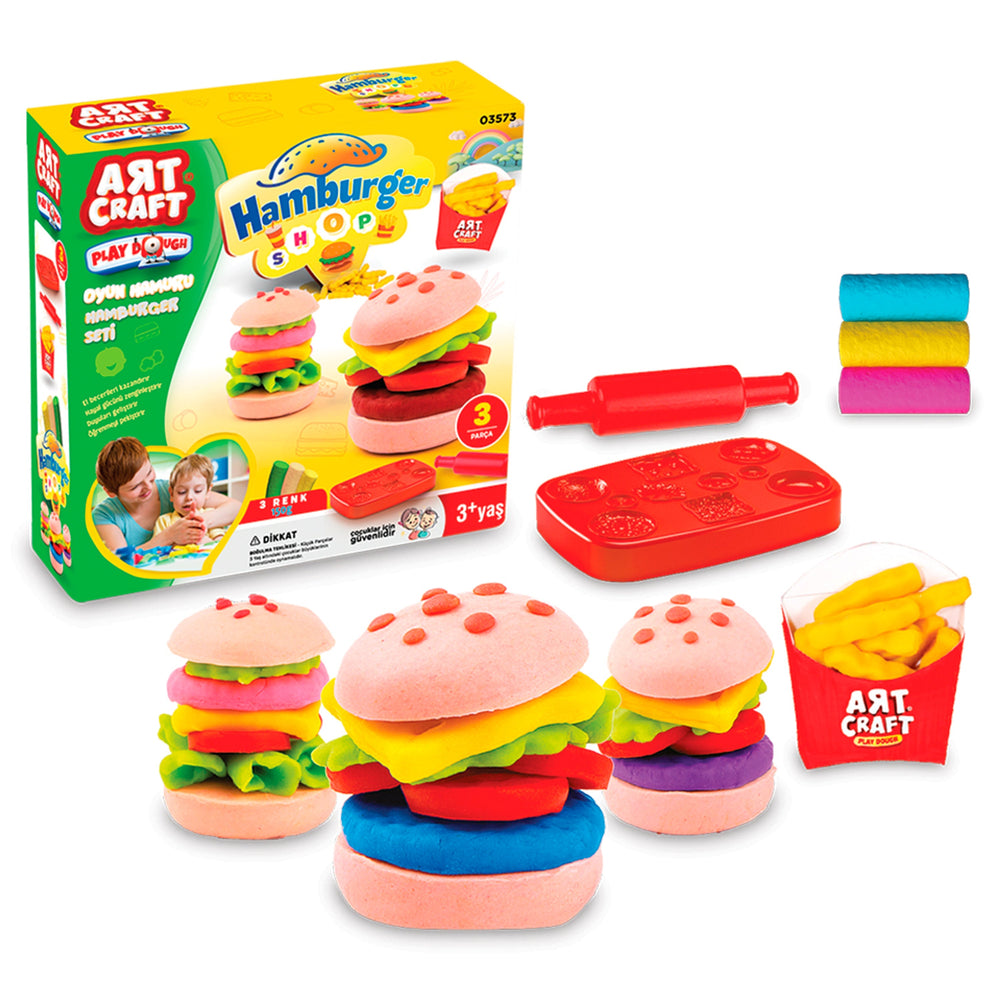 Set de masa Hamburguesa P/ Niños