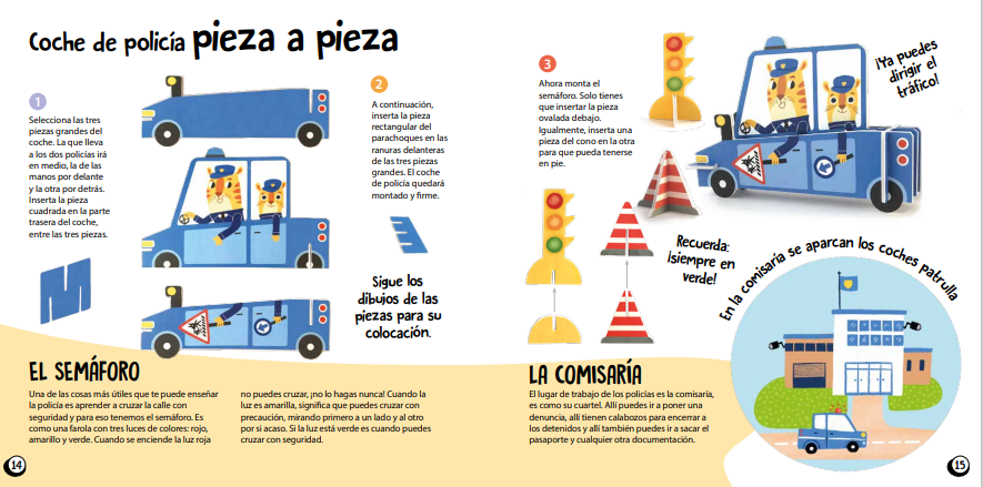 VEHICULOS EN LA CIUDAD  KIT DE CONSTRUCCION