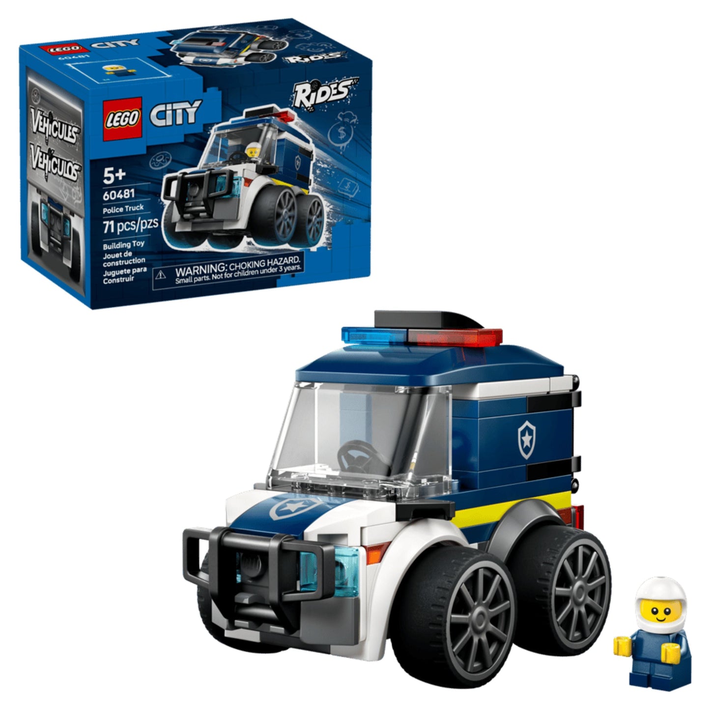 Rides Police Truck