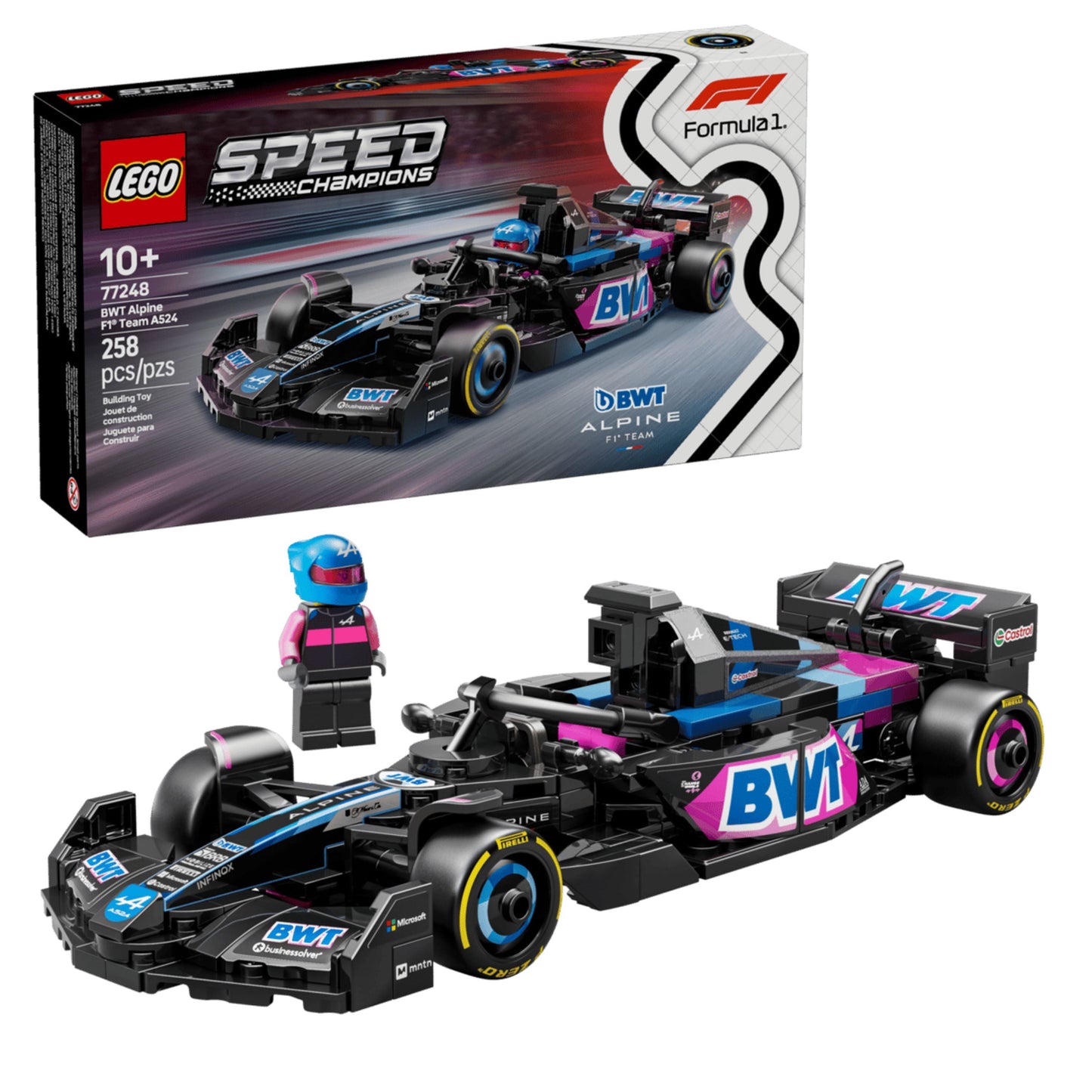 BWT Alpine F1 Team A524 Race Car