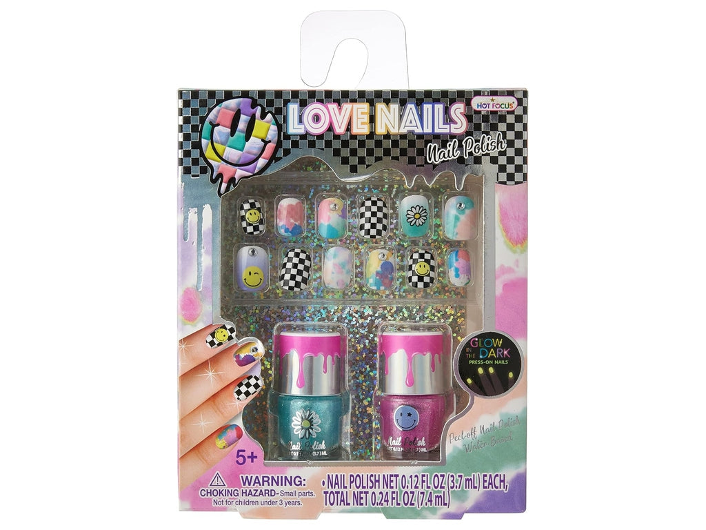 JUEGO DE UÑAS Y ESMALTES 14 PCS