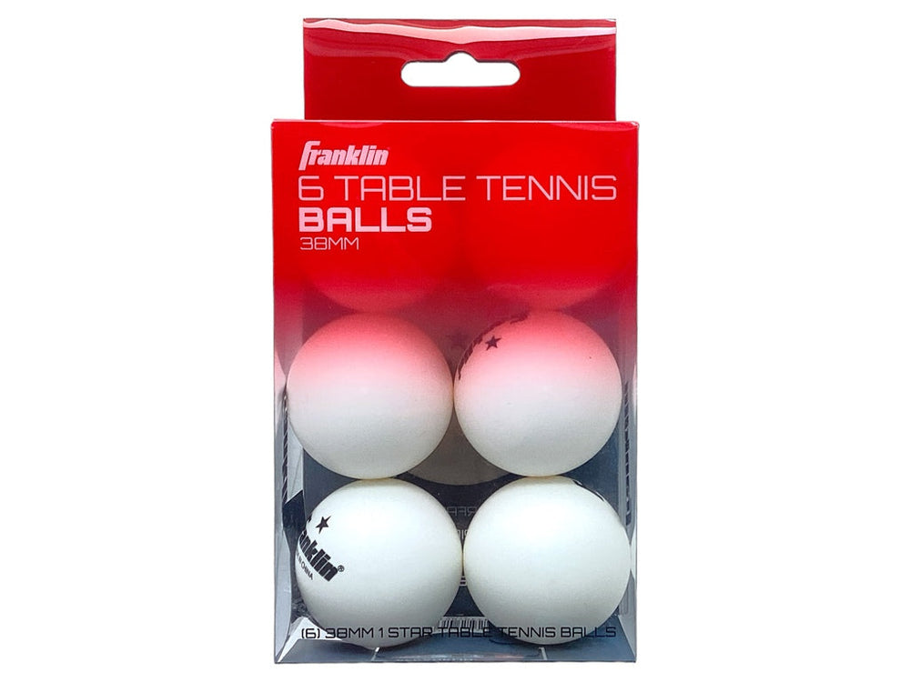 PELOTAS DE PING PONG 6PZAS 38MM
