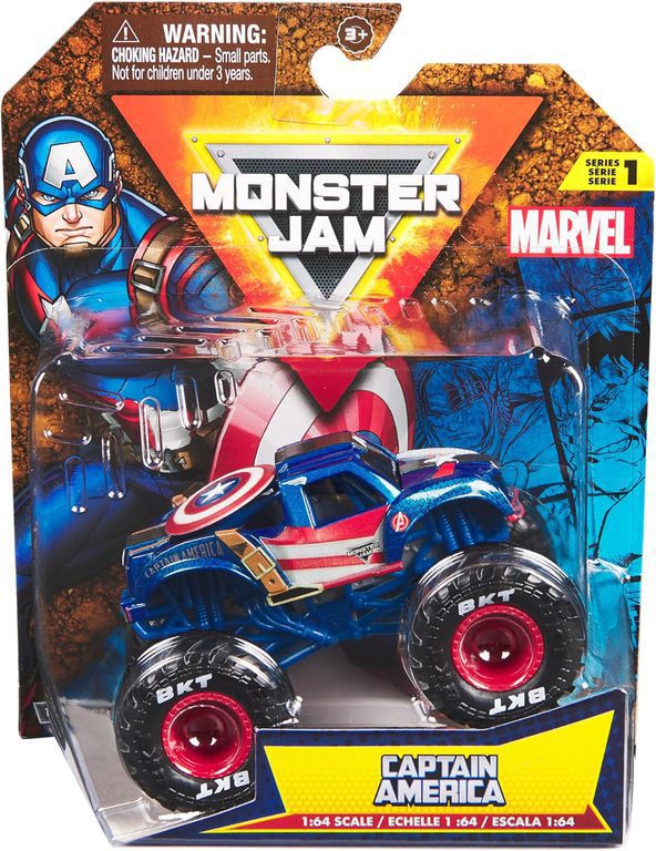 MONSTER JAM MARVEL 1:64 X 1 SURT0