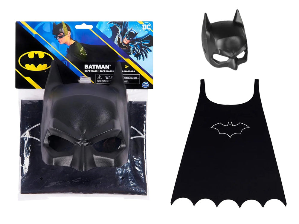 "BATMAN JUEGO DE ROL MASCARA + CAPA + FIG0 12"