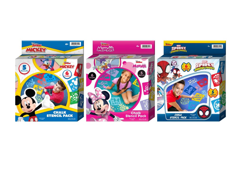 JARU DISNEY SET DE TIZAS CON MOLDES SURT