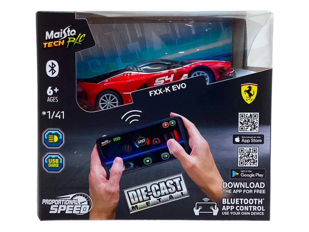 MAISTO MINI VEHICULO FERRARI C/BLUETOOTH