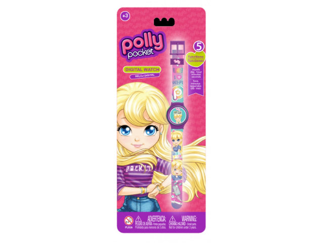 RELOJ LCD POLLY POCKET 5 FUNCIONES