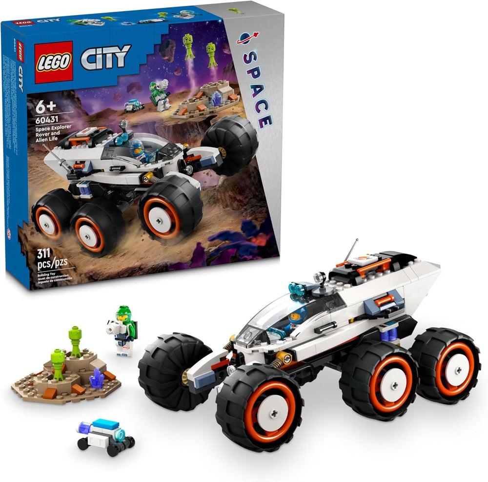 SPACE EXPLORER ROVER AND ALIEN LIFE
