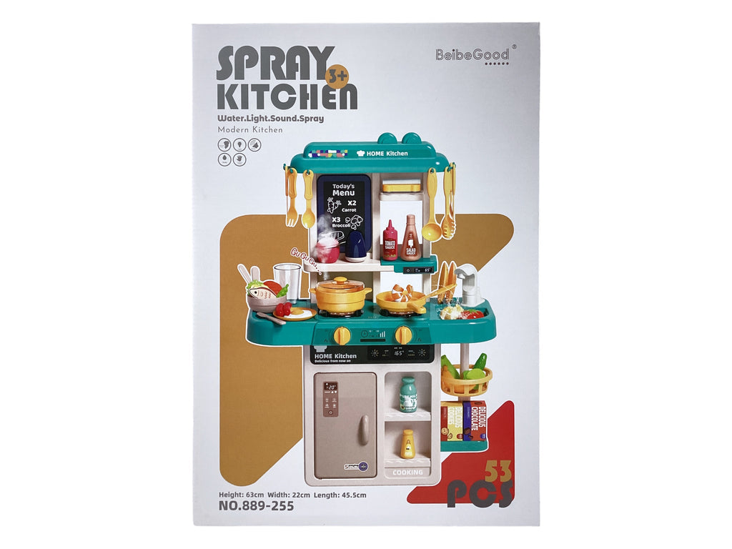 JUEGO DE COCINA C/LUZ/MUSICA 53PZAS