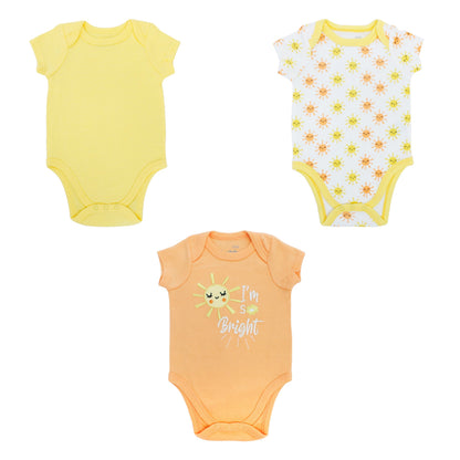 Body M/ Corta P/ Bebe 3pk