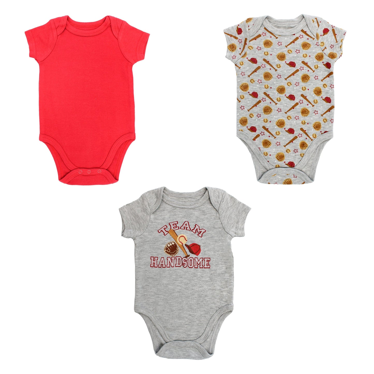 Body M/ Corta P/ Bebe 3pk