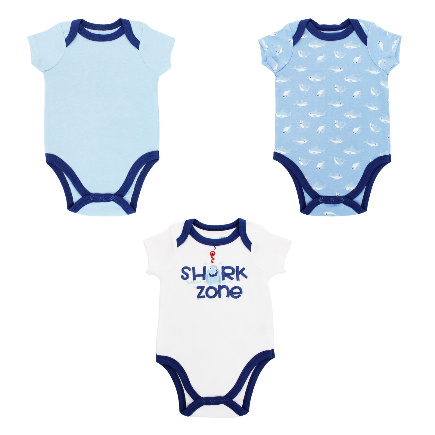 Body M/ Corta P/ Bebe 3pk