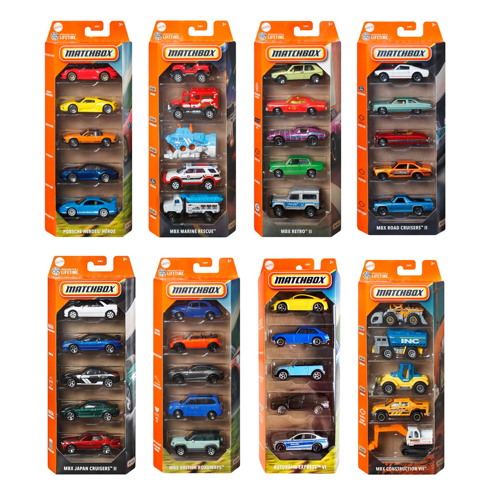 Carros Matchbox 5 Pk