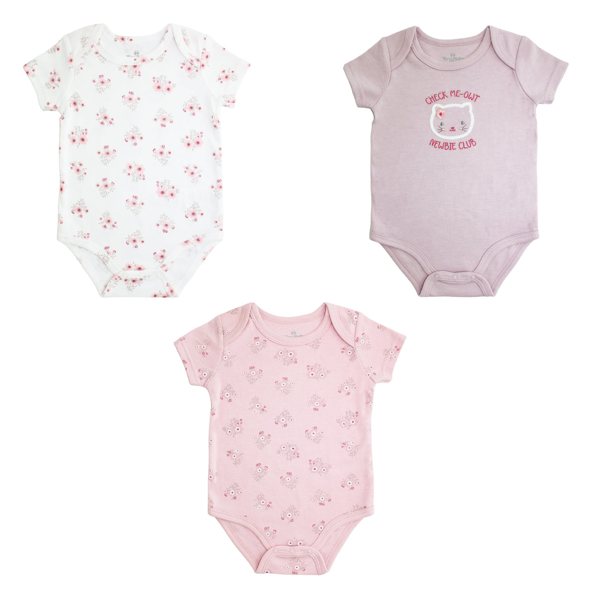 Body M/ Corta P/ Bebe 3pk