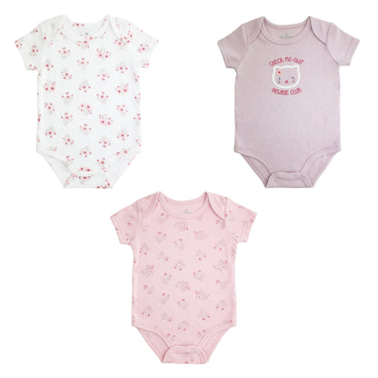 Body M/ Corta P/ Bebe 3pk