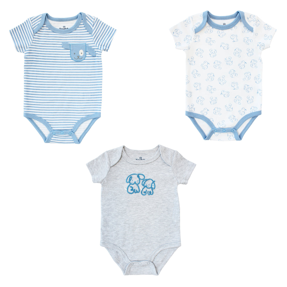 Body M/ Corta P/ Bebe 3pk