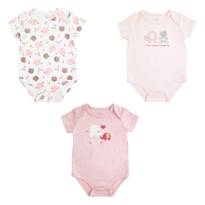 Body M/ Corta P/ Bebe 3pk