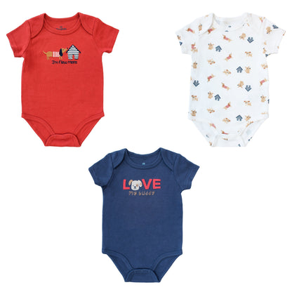 Body M/ Corta P/ Bebe 3pk