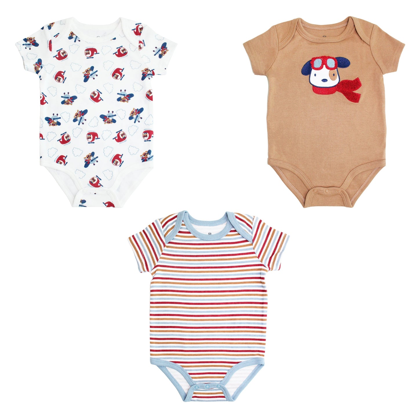 Body M/ Corta P/ Bebe 3pk