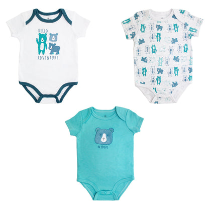Body M/ Corta P/ Bebe 3pk
