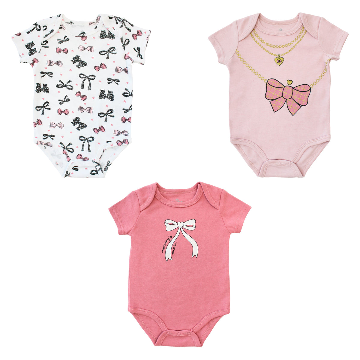 Body M/ Corta P/ Bebe 3pk