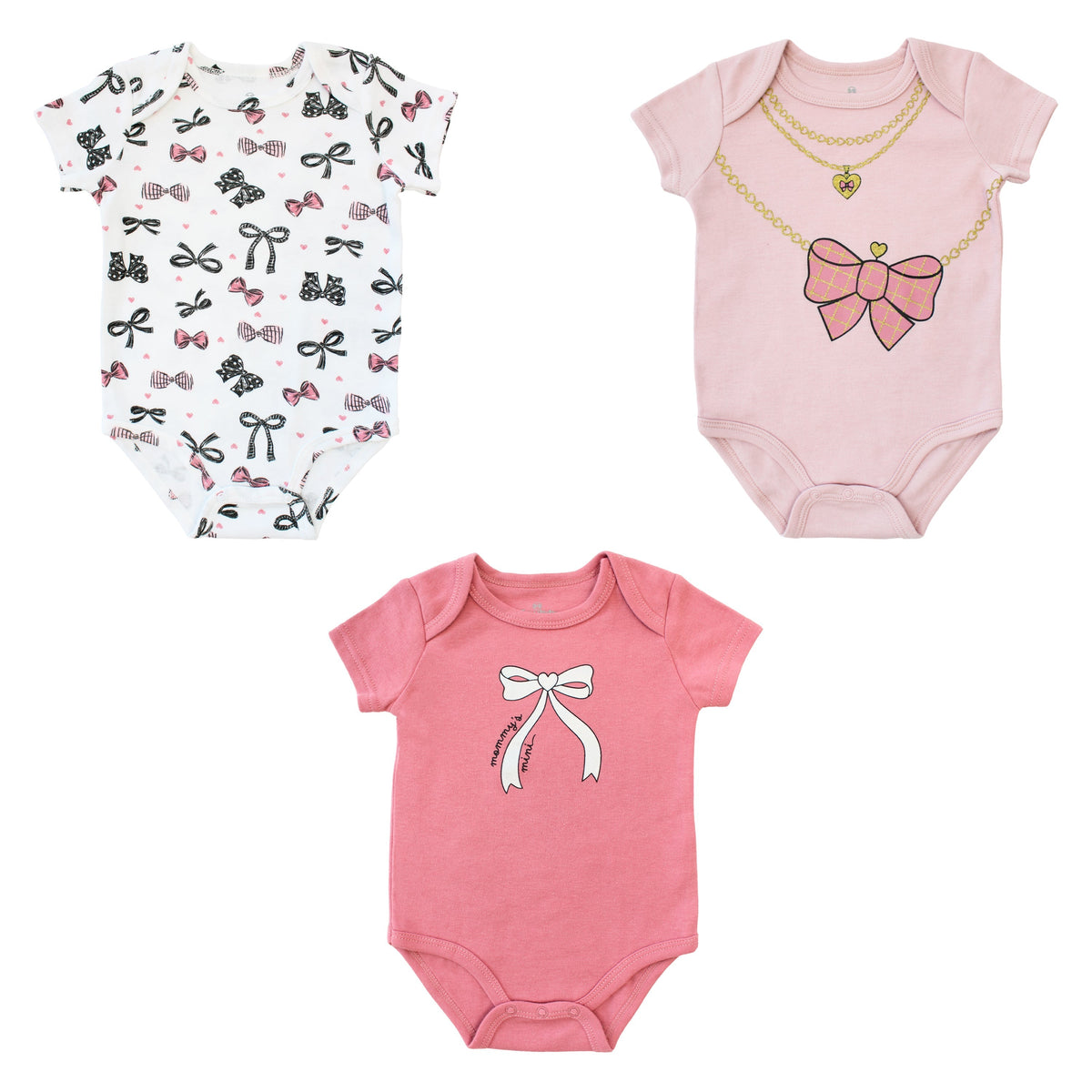 Body M/ Corta P/ Bebe 3pk
